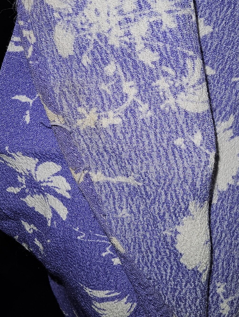 Free People Purple Floral Smocked Jusmpsuit Small - Picture 12 of 12